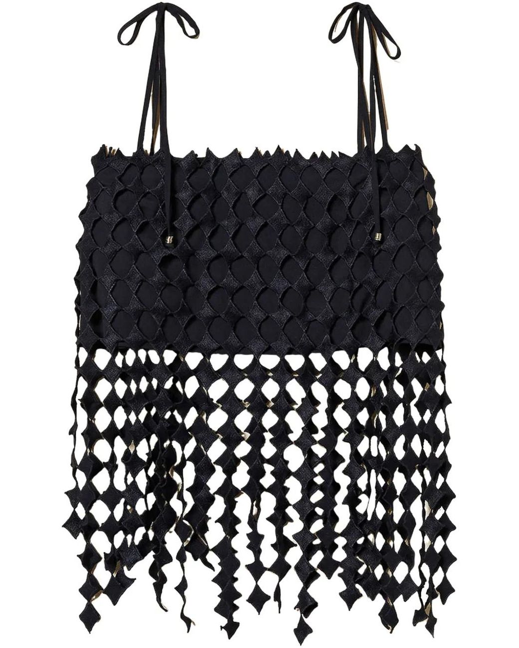 Twinset Black Embroidered Top