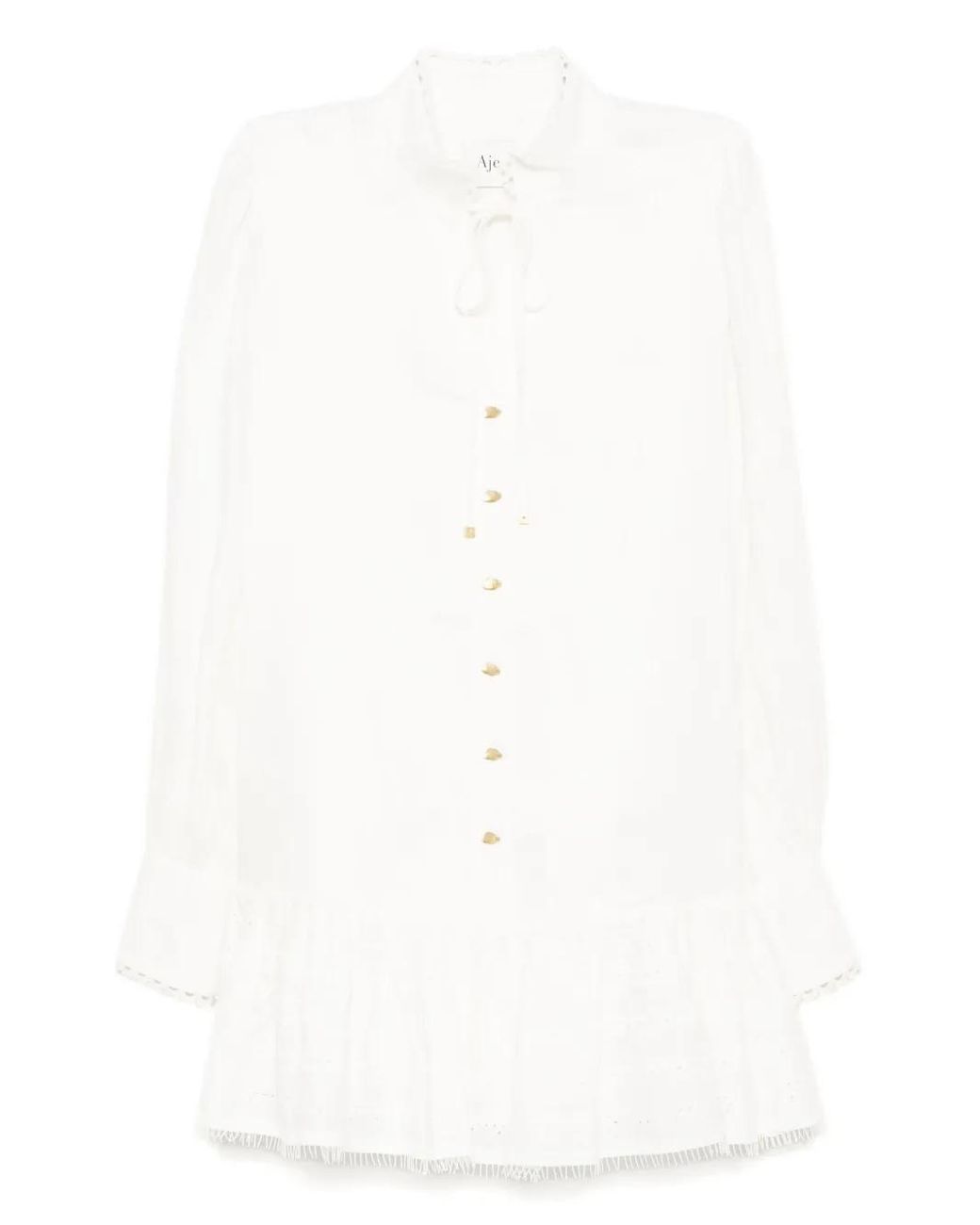 【Aje.】Cloud Embroidered Dress Aje. Cloud Embroidered Dress in White | Lyst Canada
