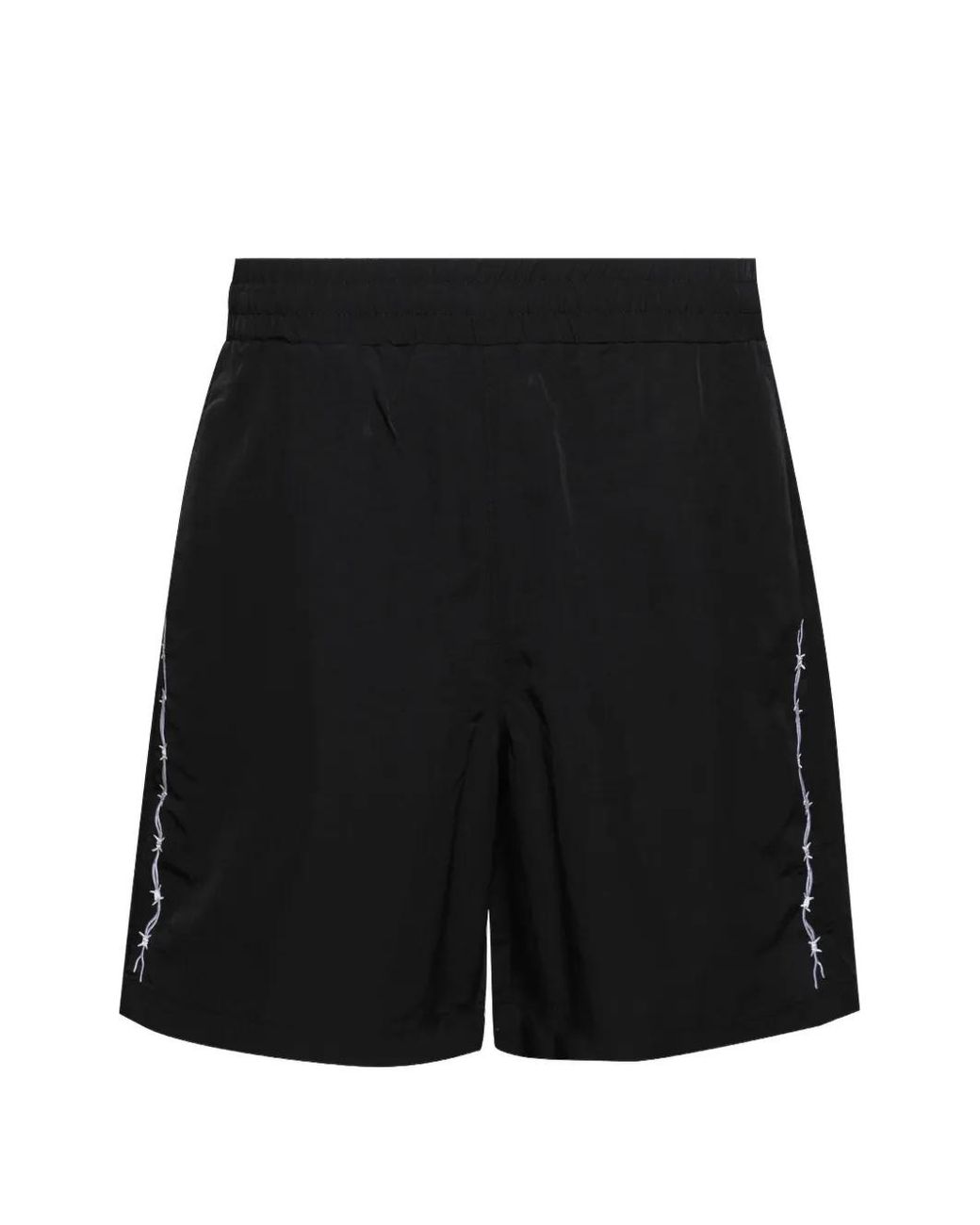 Warren Lotas Black Barbed-Wire Track Shorts for men