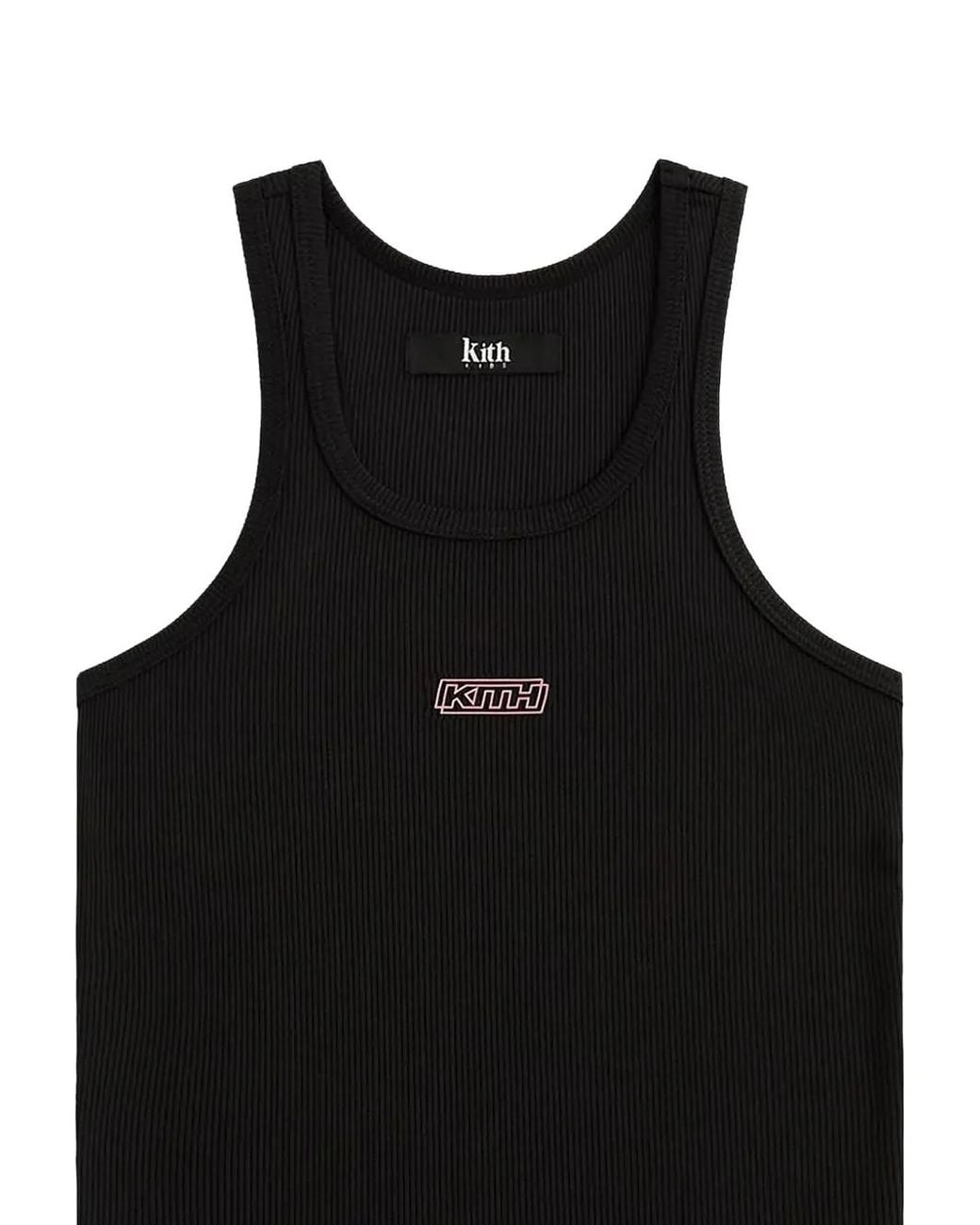 Kith Black Active Peyton Rib-Knit Tank Top