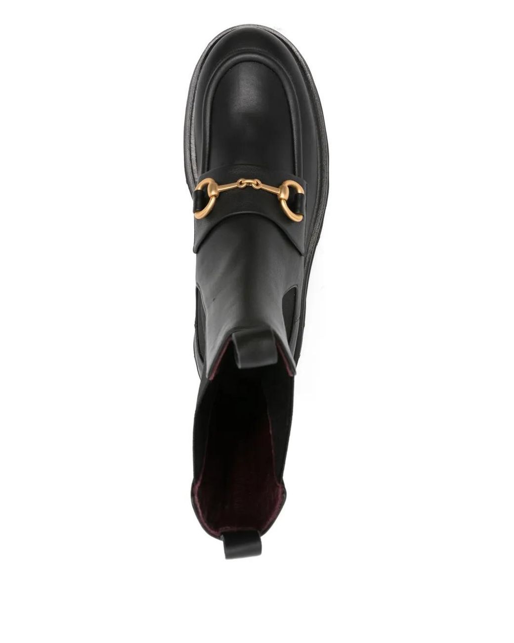 Pomme D ́Or Black Leather Chelsea Boots