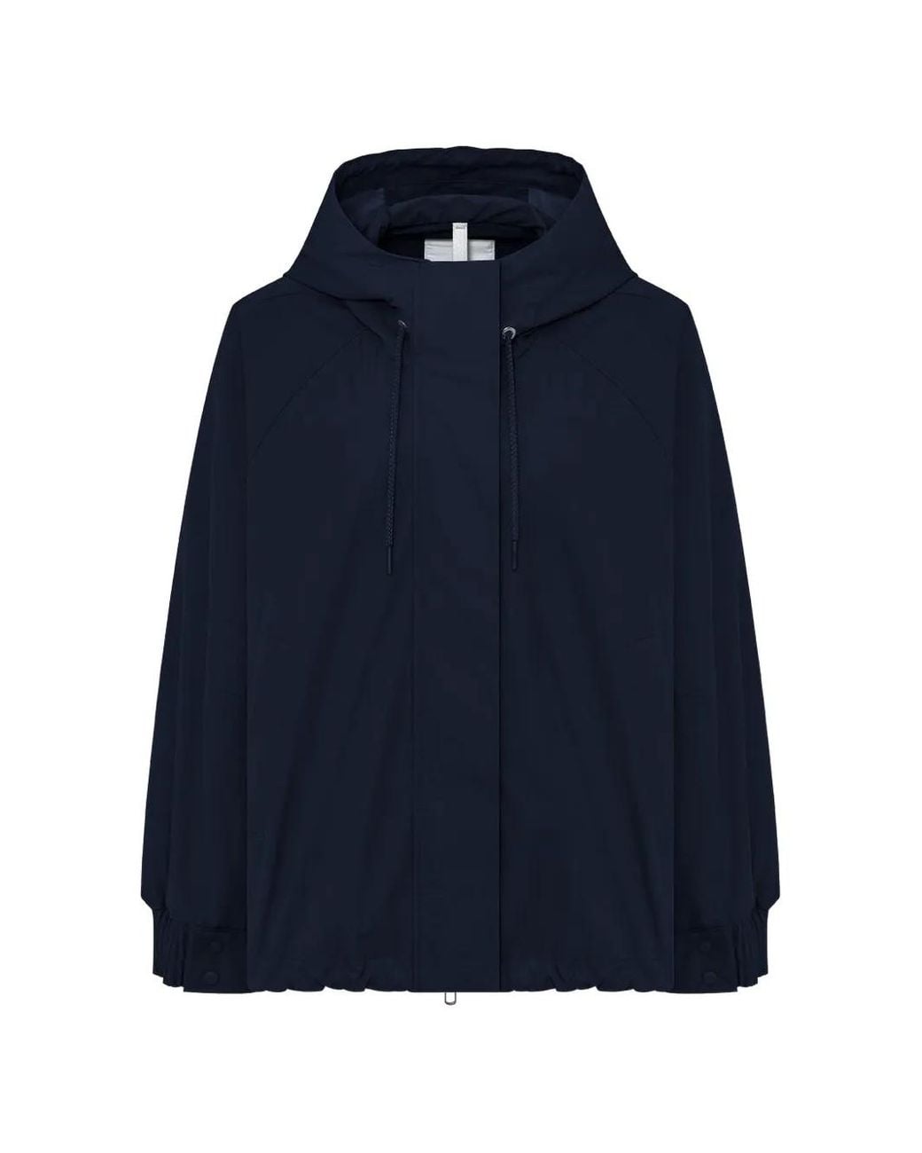 DUNO Blue Hooded Raglan-Sleeve Jacket
