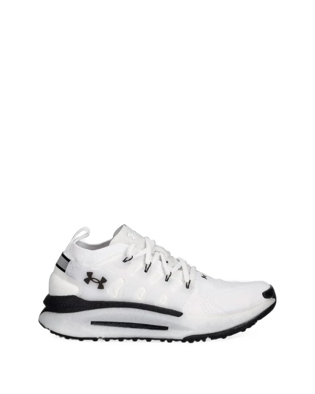 Under Armour White Phantom X Logo-Patch Lace-Up Sneakers