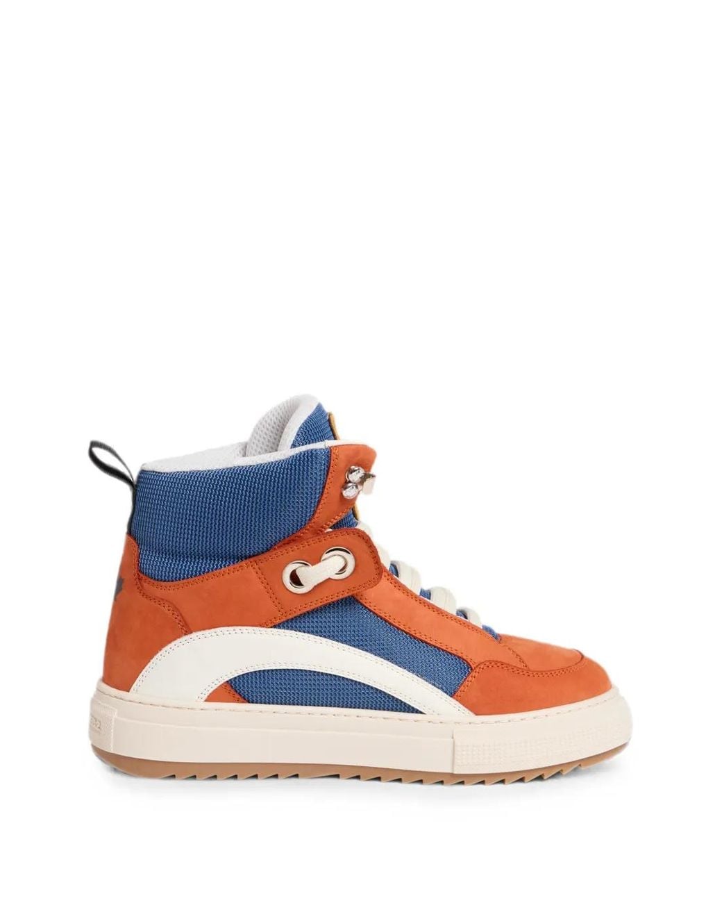 DSquared² Blue Boogie Lace-Up High-Top Sneakers