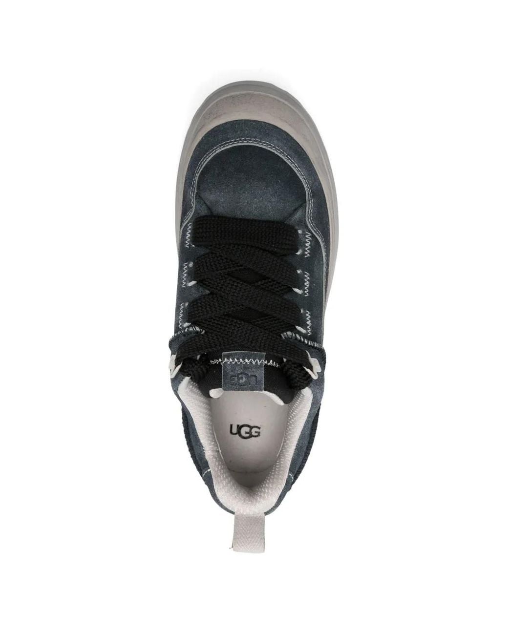 Ugg Gray Heritage Utility Lace-Up Fastening Sneakers