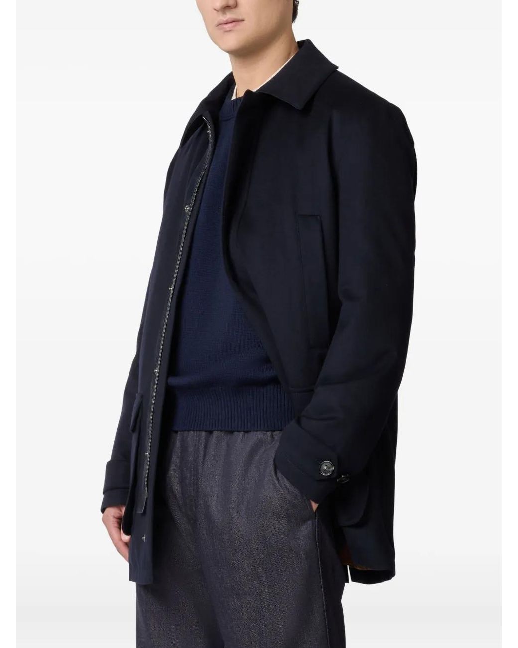 Tod's Blue Over Jacket for men