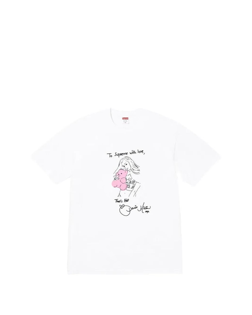 Supreme White Paris T-Shirt for men
