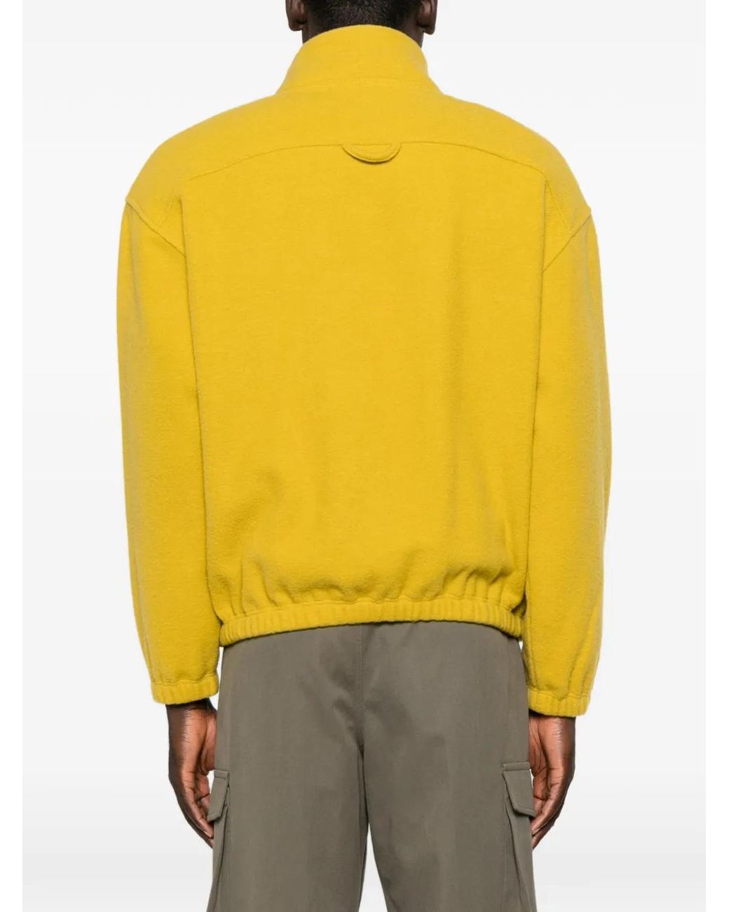 Rier Yellow Fleece Wool Sweater