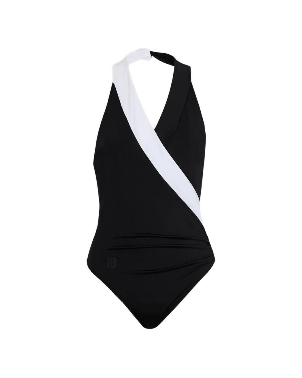 Balmain Black One-Piece Swimsuit