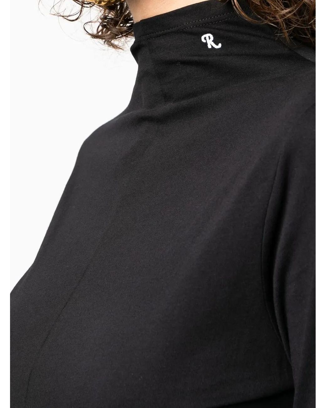 Mono Largo Con Logo Raf Simons de color Black