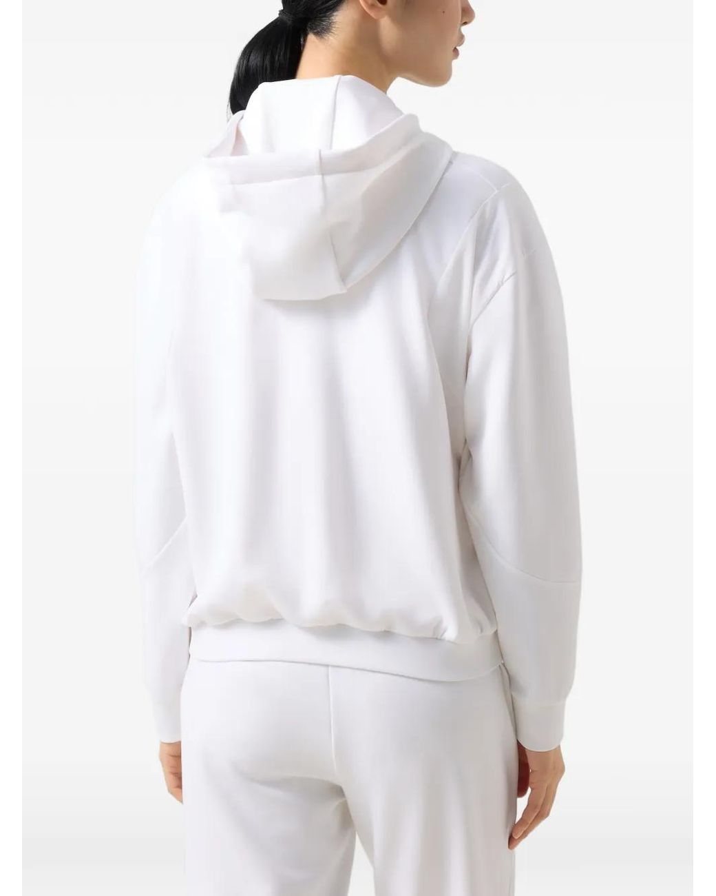Bogner White Julietta Hooded Jacket