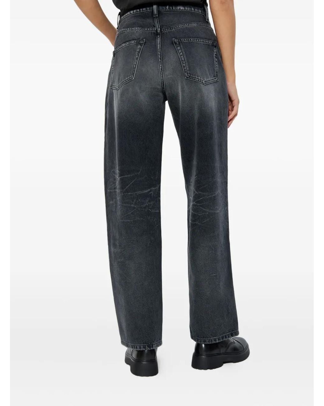 Moschino Blue Straight-Leg Jeans