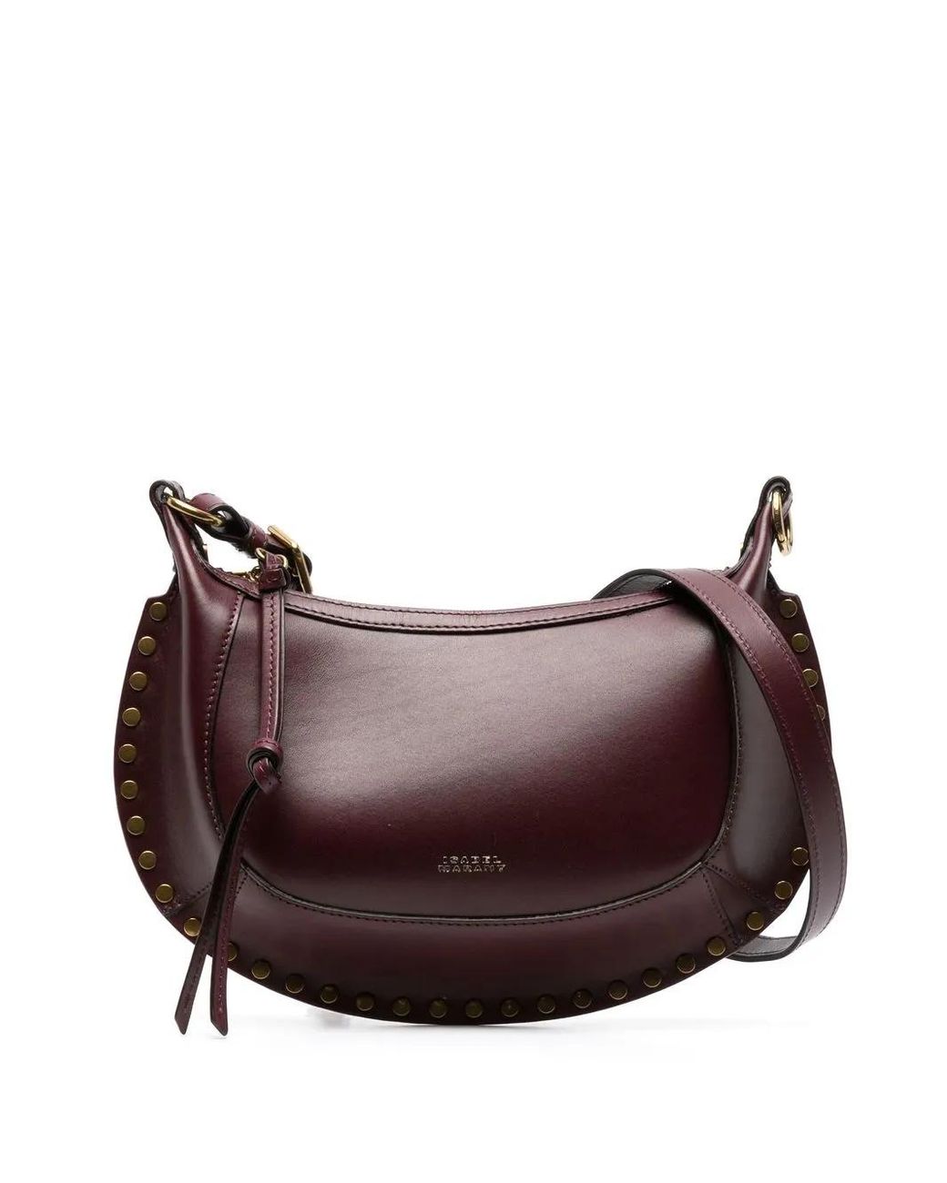 Isabel Marant Brown Oskan Moon Shoulder Bag