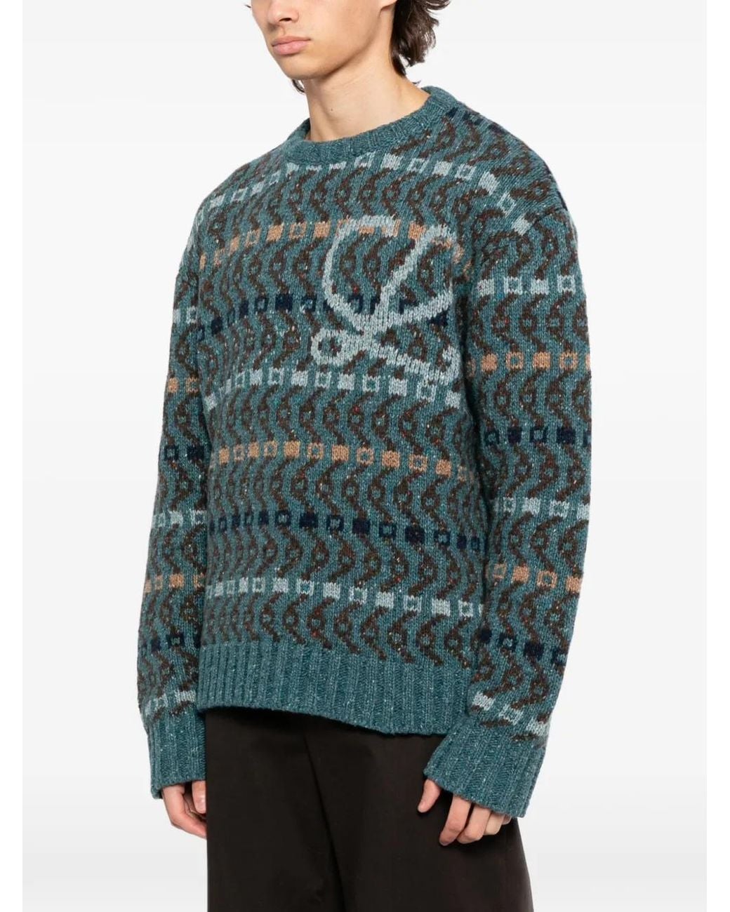 Loewe Green Sweater for men