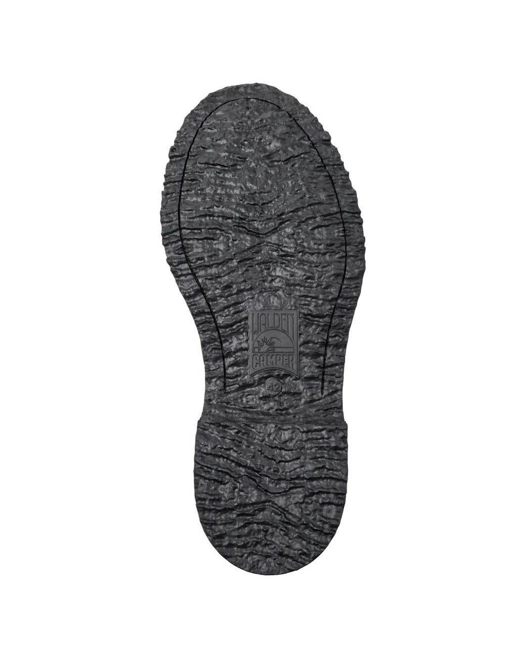 Camper Brown Walden Embroidered Leather Loafers for men
