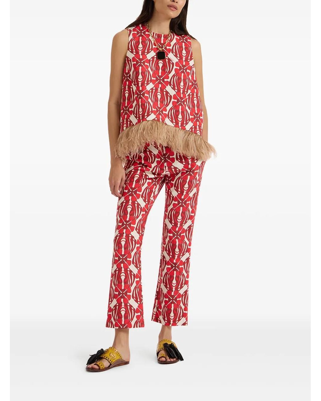 LaDoubleJ Red 24/7 Trousers