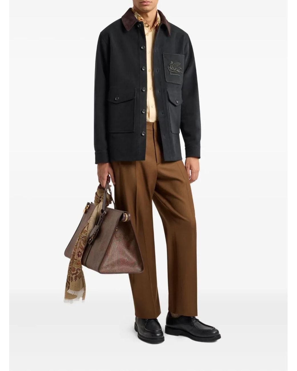 Etro Black Jacket for men