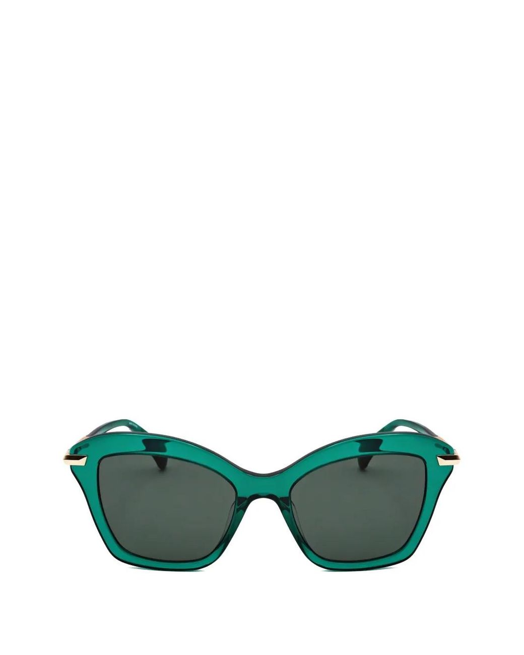 Rag & Bone Green Lunettes De Soleil À Monture Papillon
