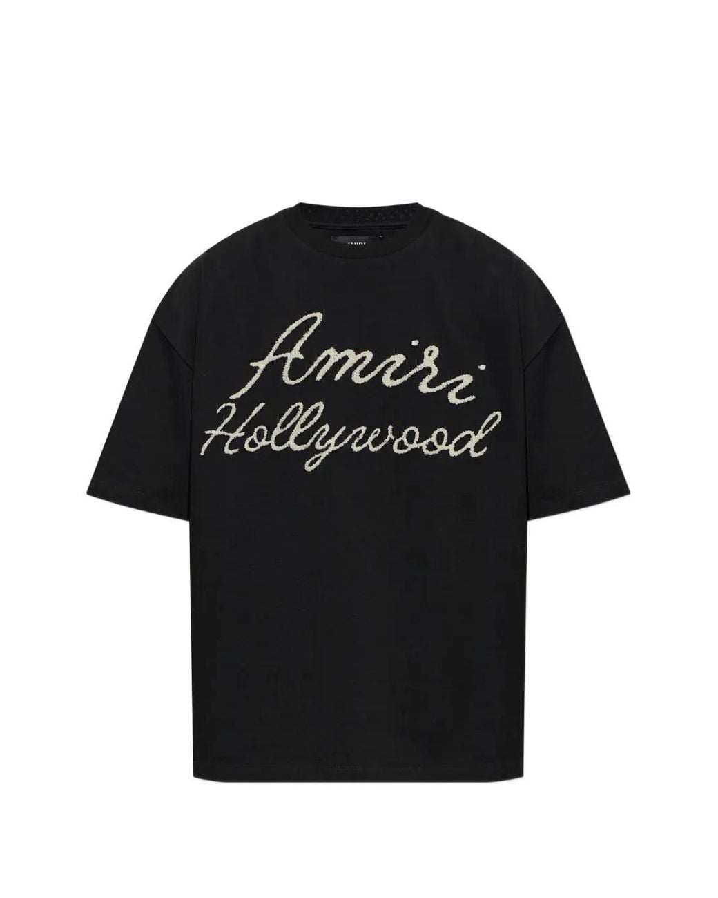Amiri Black Hollywood Oversized T-Shirt for men