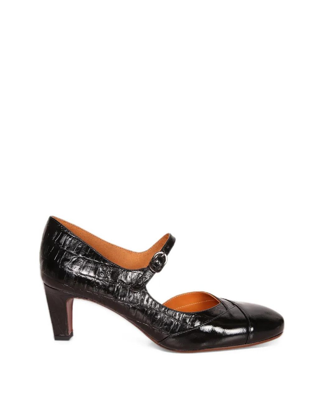 Chie Mihara Brown Pumps Mit Kroko-Effekt