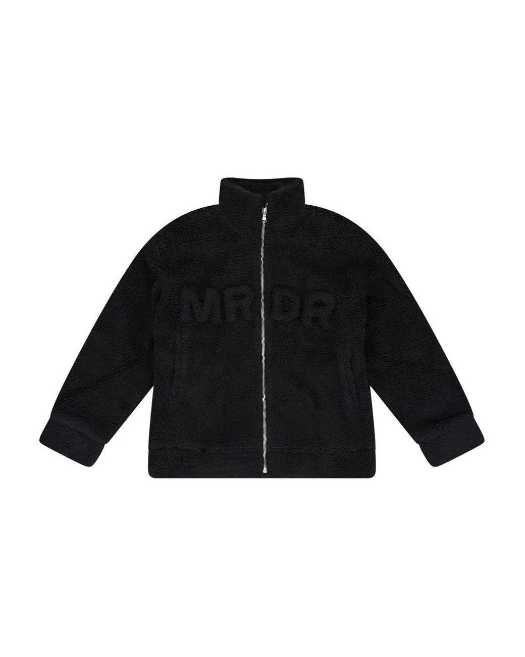 Who Decides War Black Mrdr Fleece Zip-Up Jacket for men
