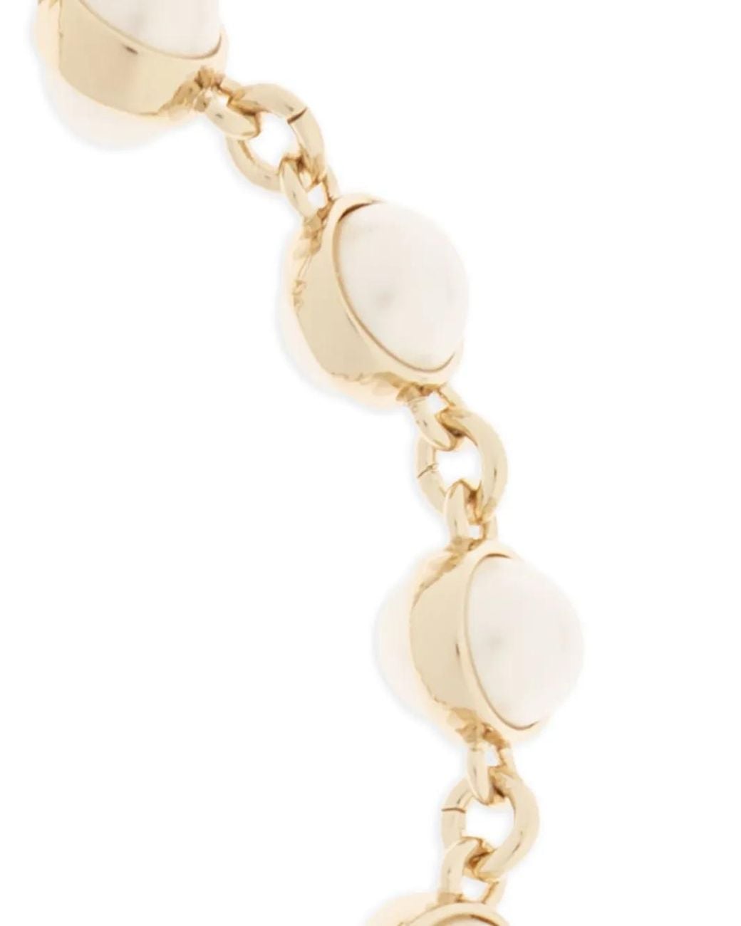 Tory Burch Metallic Armreif mit Perlen