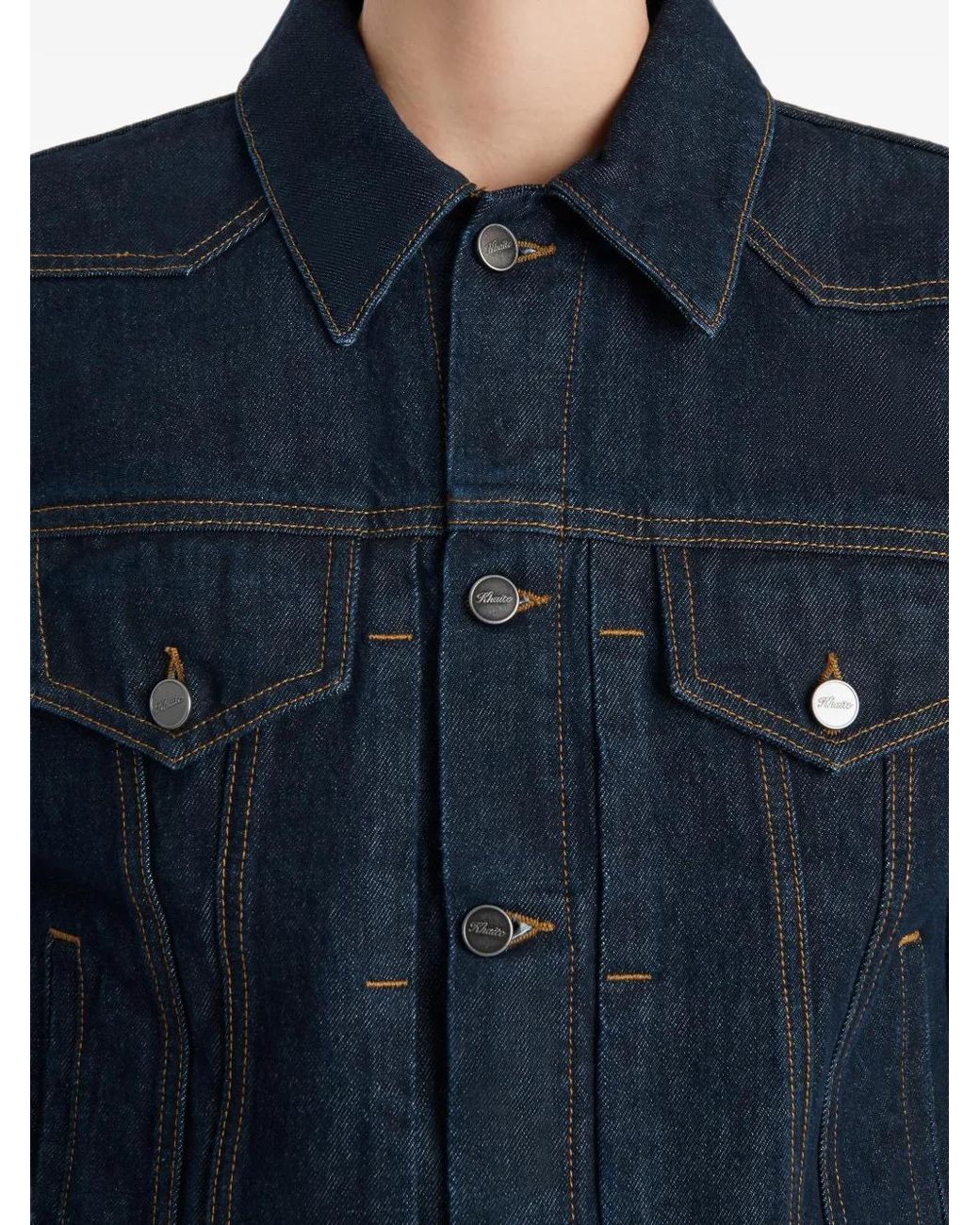 Khaite Black Augustine Denim Jacket