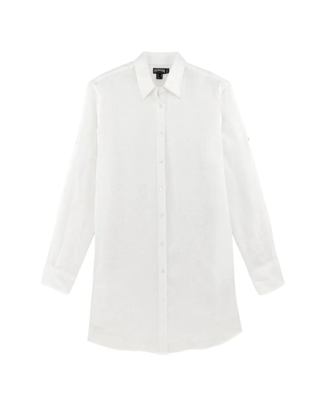 Vilebrequin White Linen Shirt Dress
