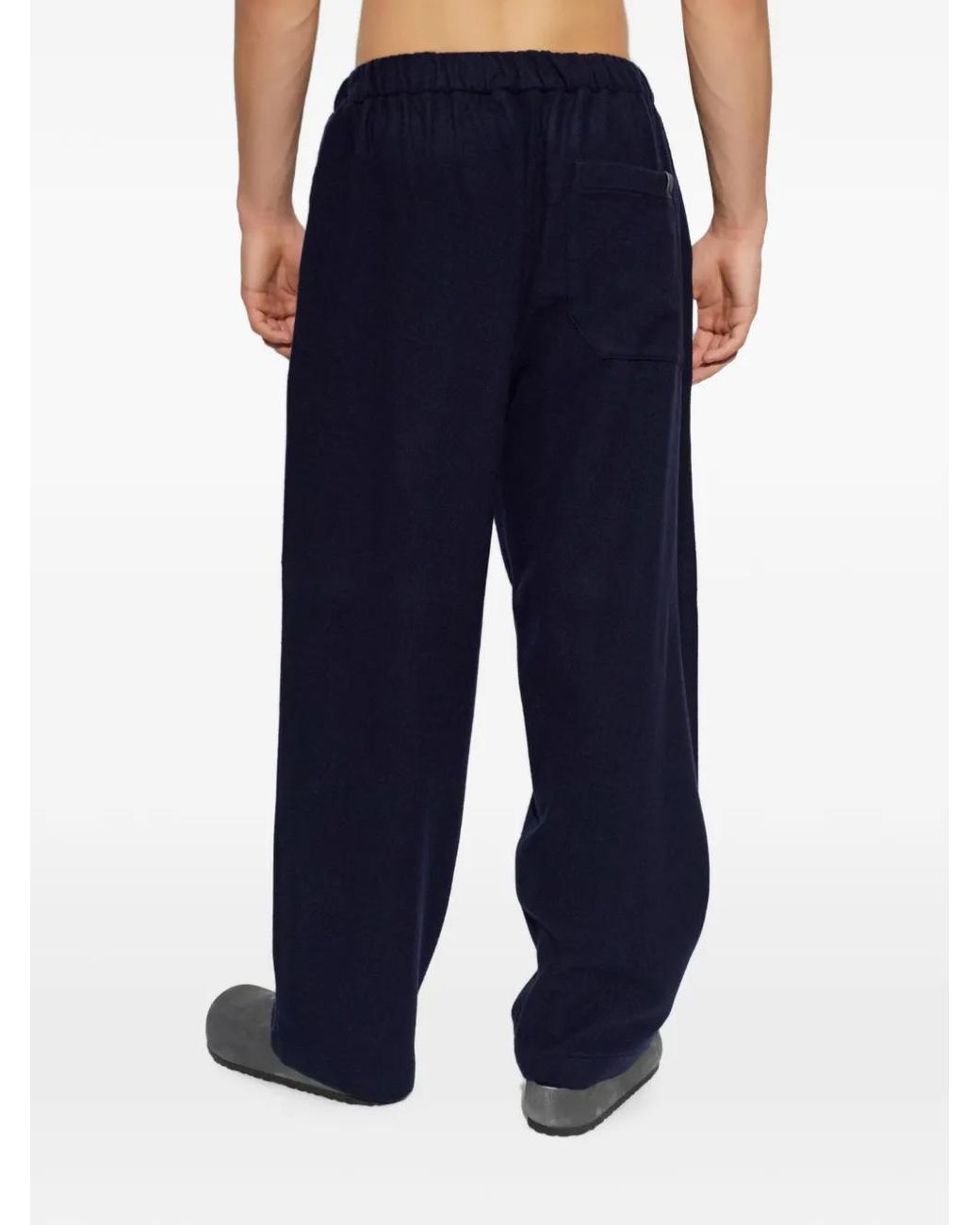 DARKPARK Blue Ian Drawstring-Waist Trousers for men