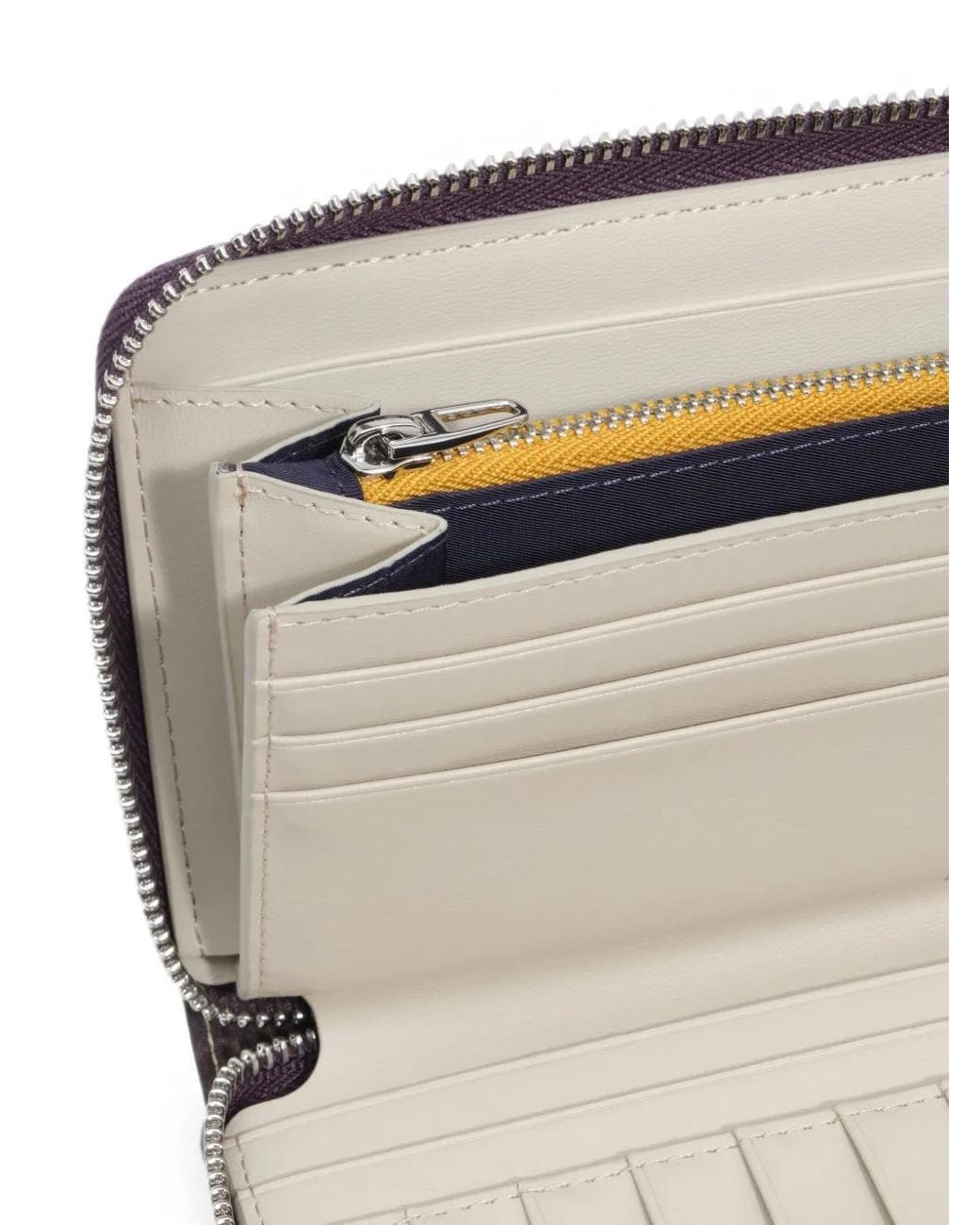 Bimba Y Lola Natural Large Pony Zip Wallet