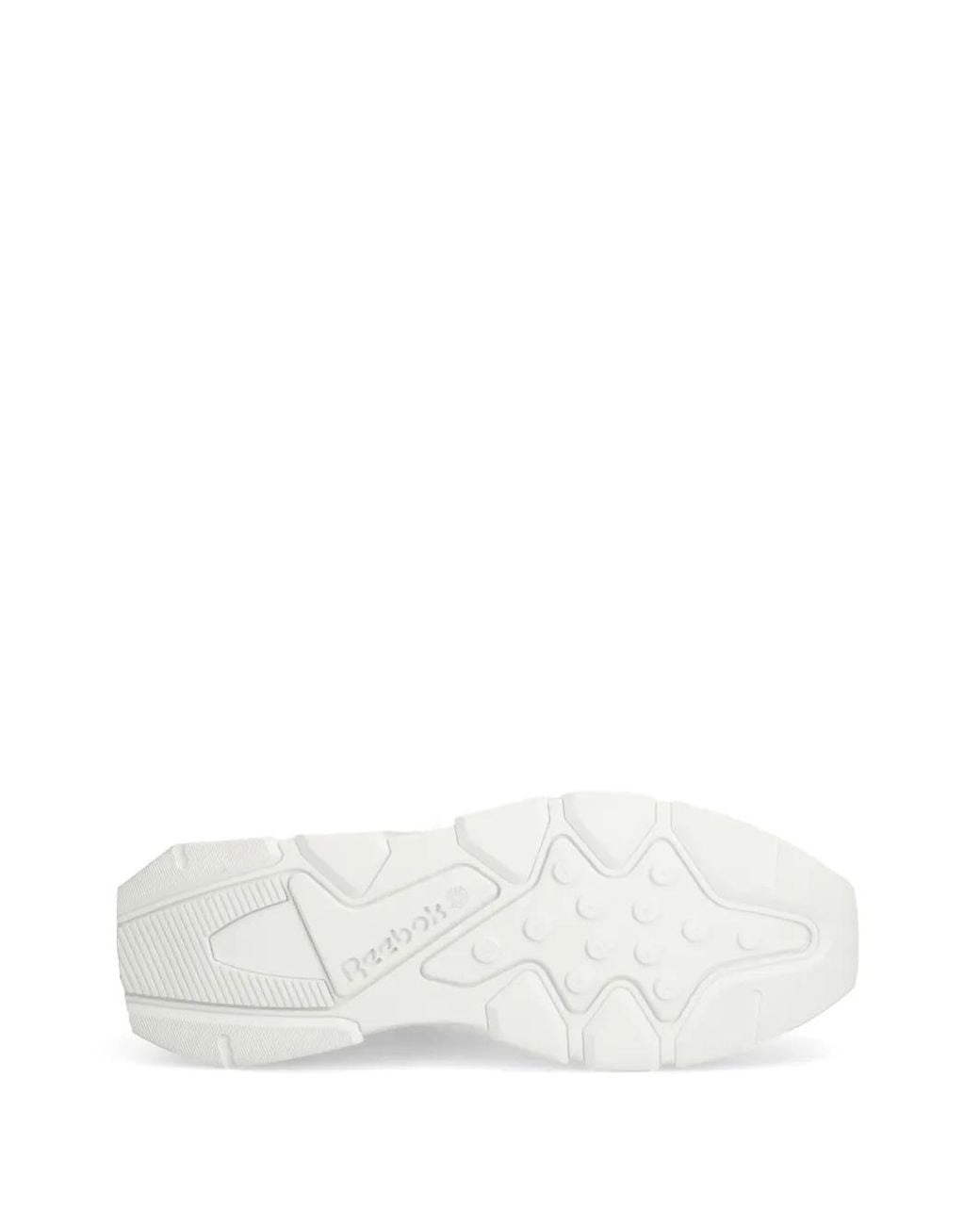 Reebok White Classic Ltd Lace-Up Sneakers for men