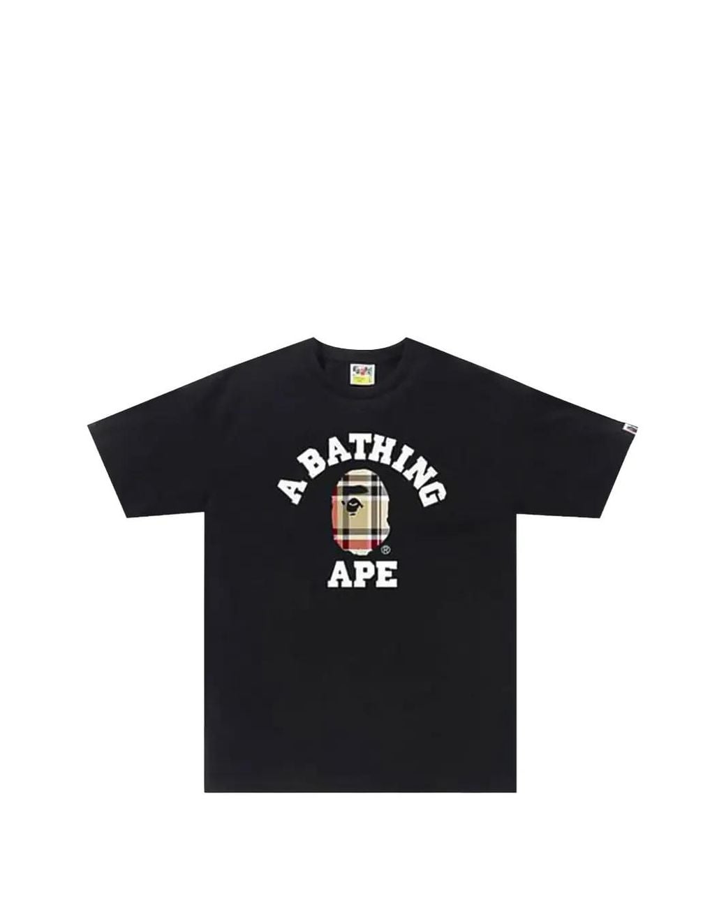 A Bathing Ape Black Logo-Print T-Shirt for men