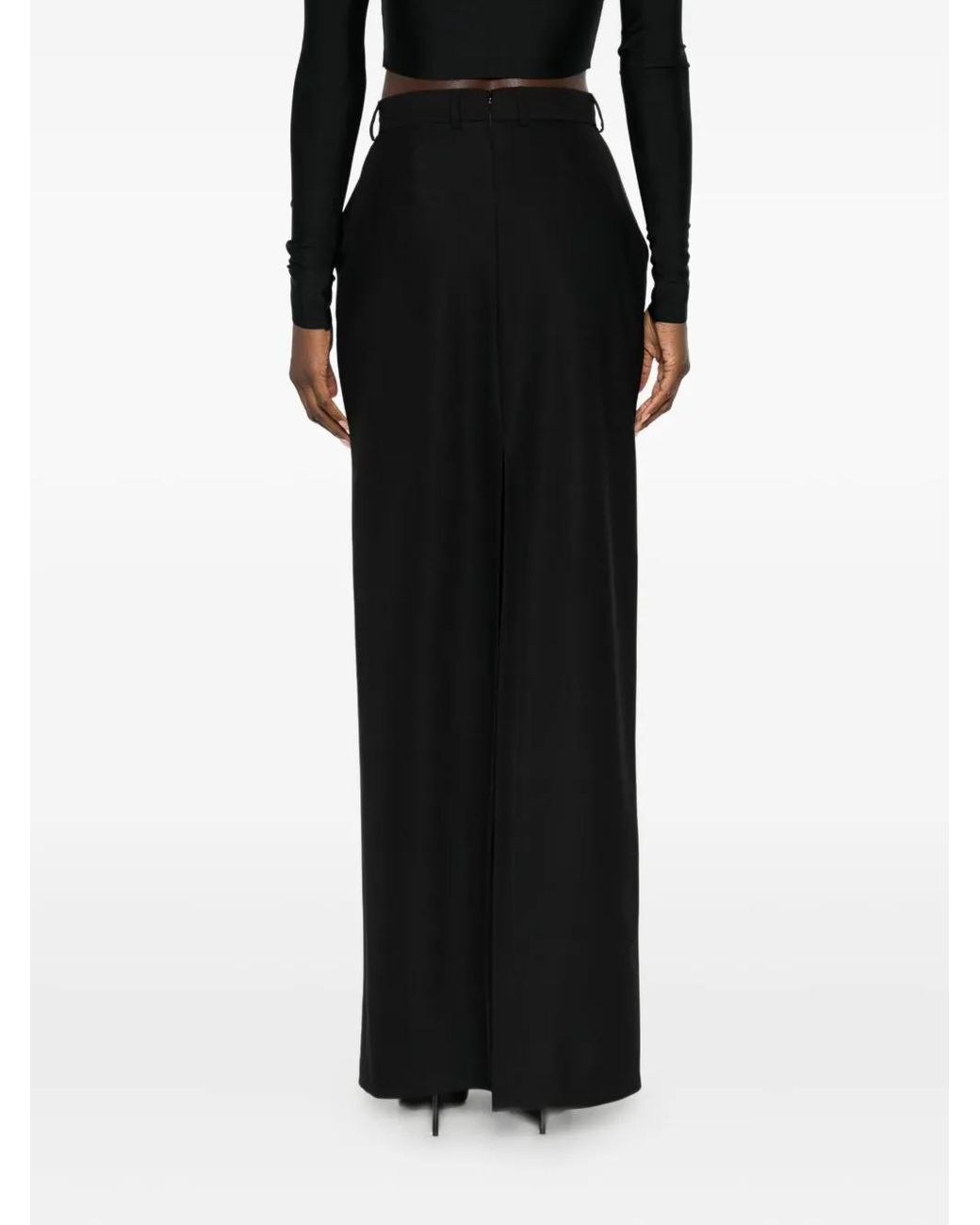 MEDEA Black Wool Skirt