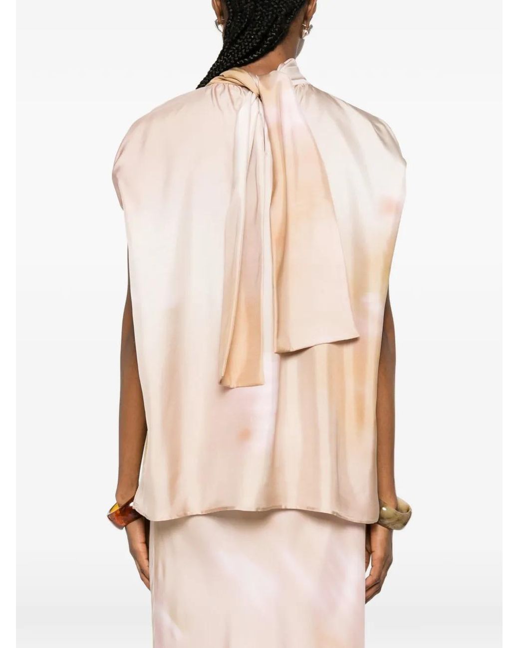 Fabiana Filippi Pink Sleeveless Blouse