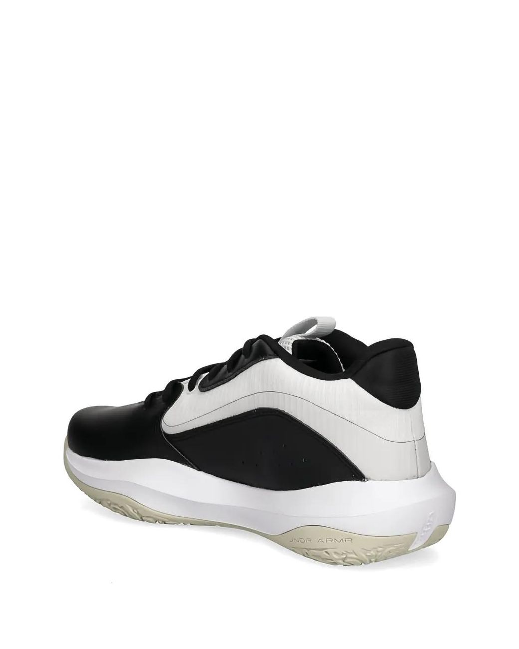 Under Armour White Lockdown 7 Logo-Detail Basketball Sneakers for men