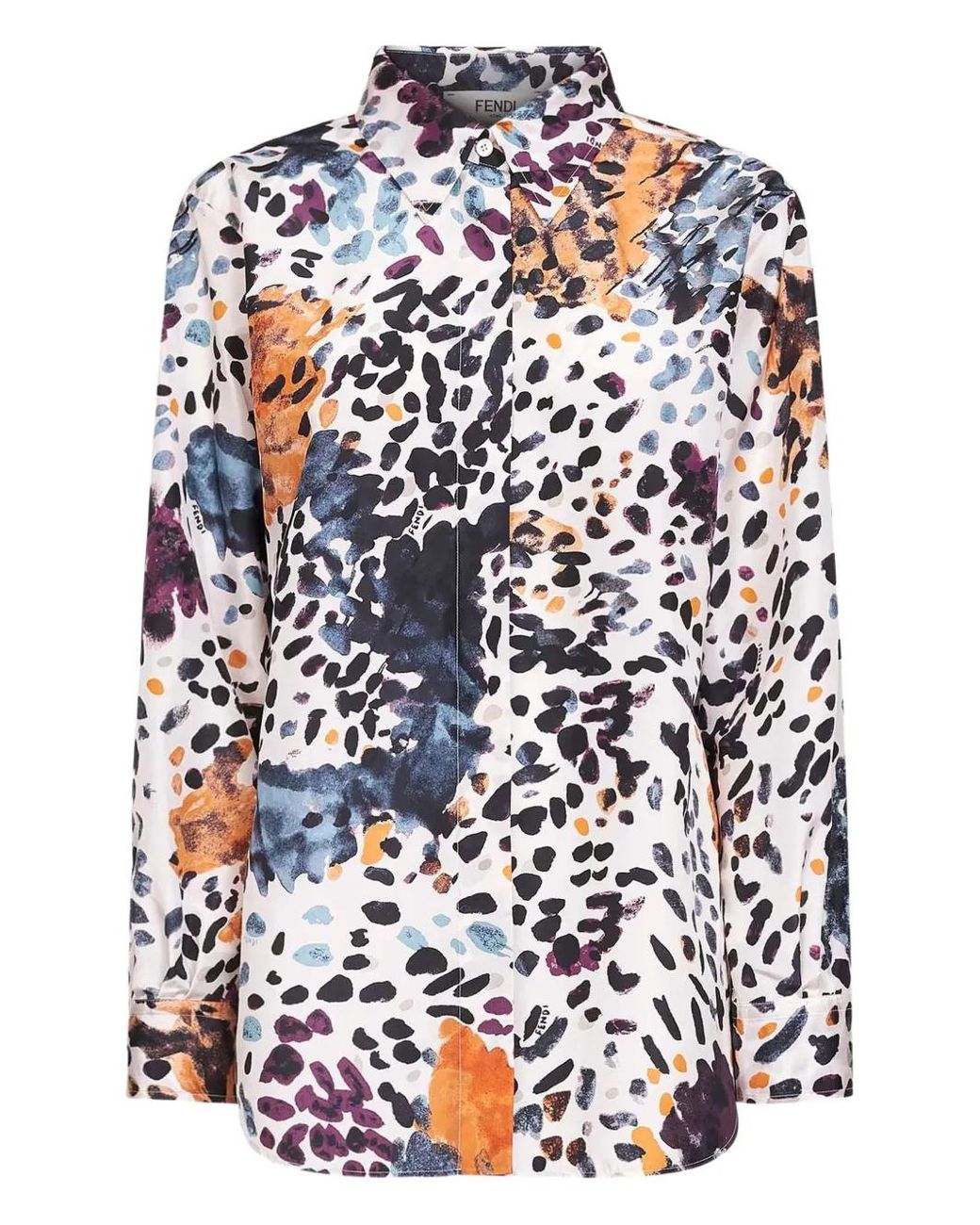 Fendi White Long-Sleeves Shirt