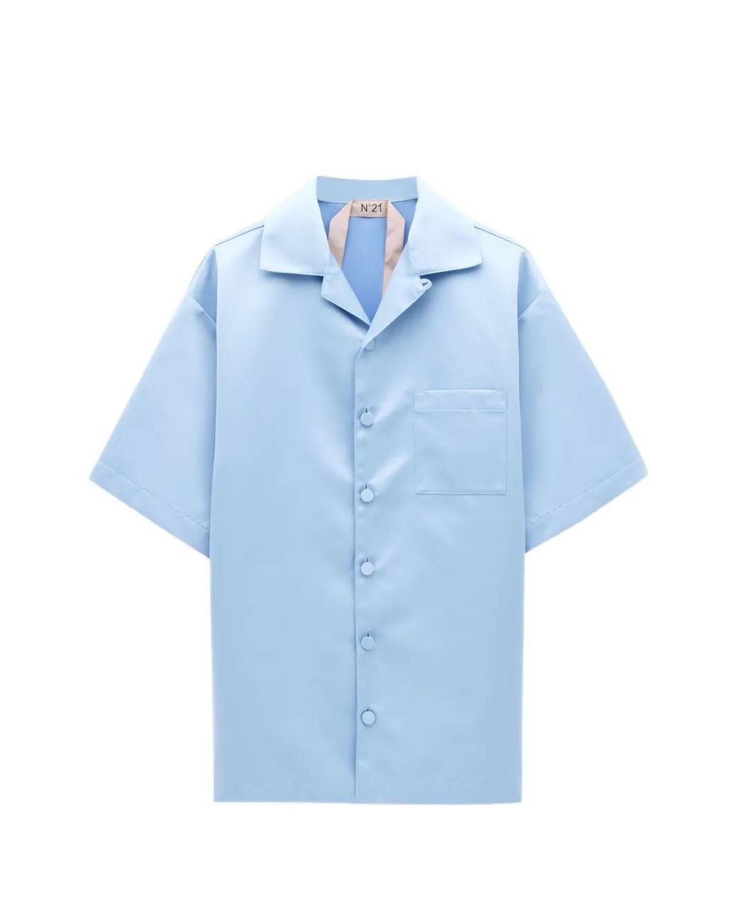 N°21 Blue Short-Sleeve Shirt