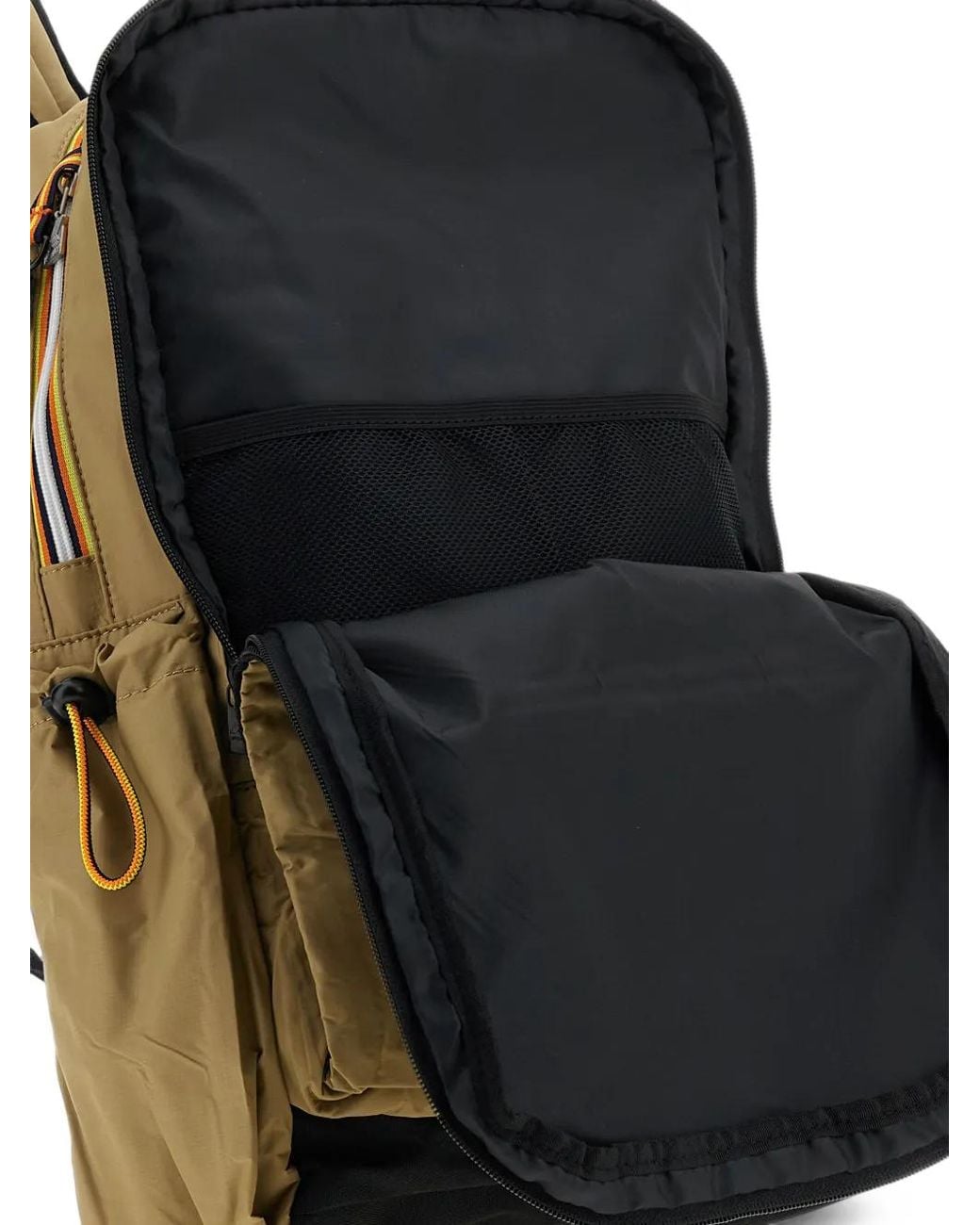 K-Way Natural Gizy Logo-Patch Backpack