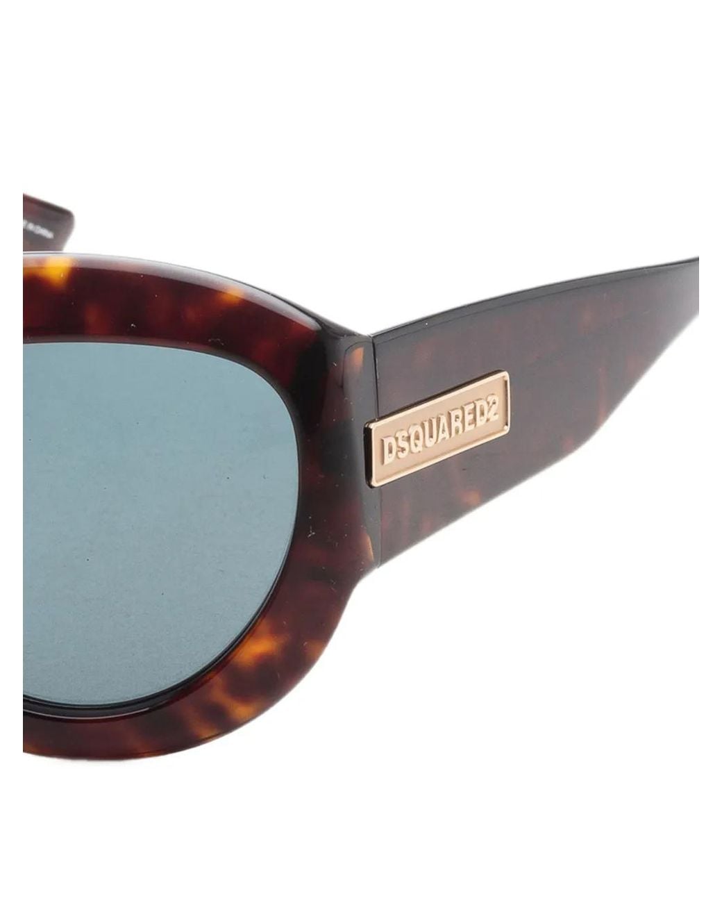 DSquared² Brown Lunettes De Soleil À Effet Écaille De Tortue