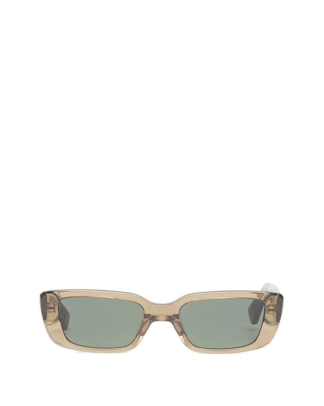 Messyweekend Green Grace Rectangle-Frame Sunglasses