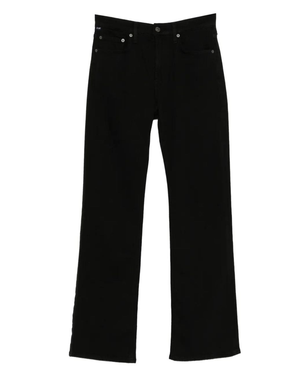 Citizens of Humanity Black Genova Low Rise Boot Jeans
