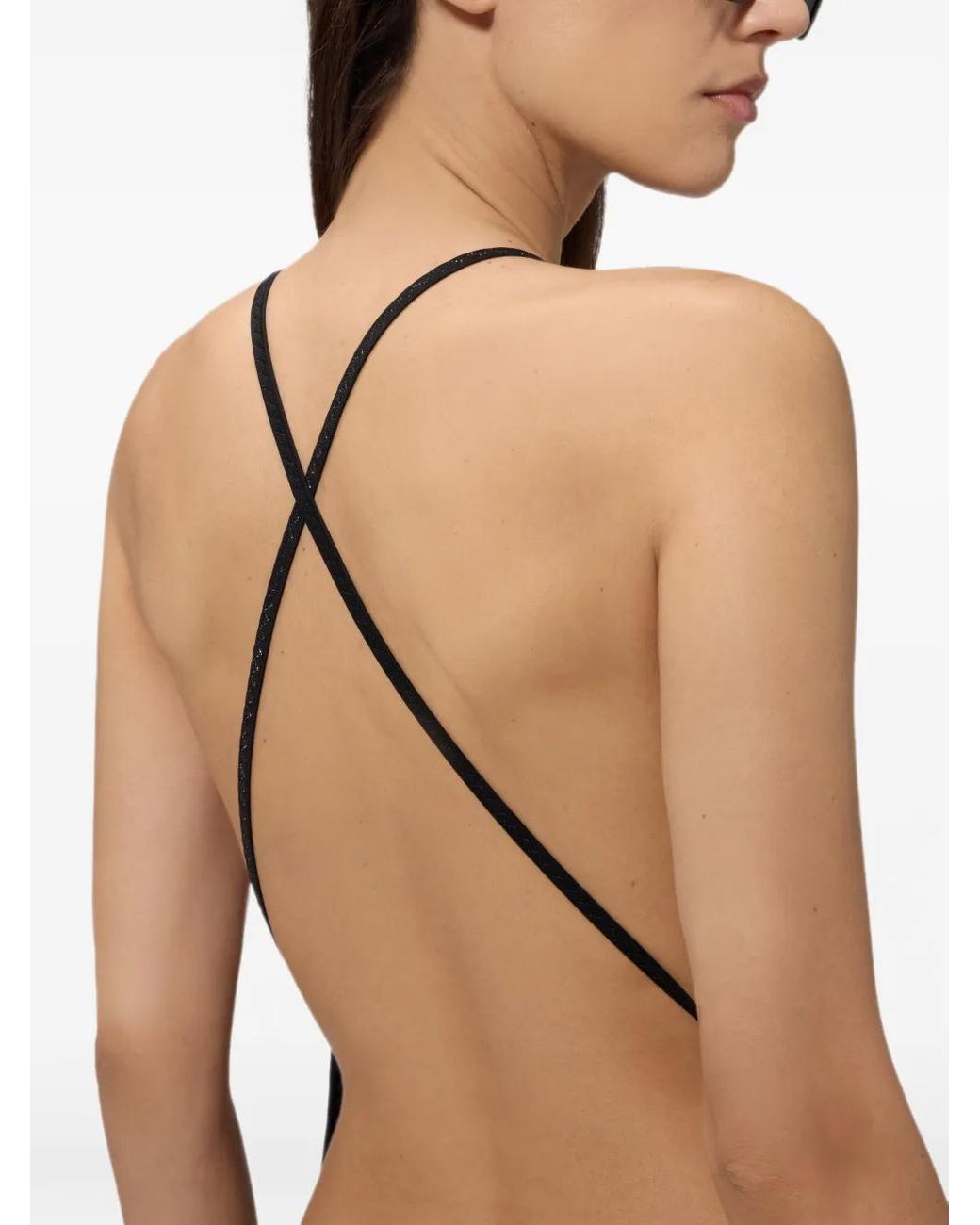 Missoni Black Maillot De Bain À Empiècements En Mesh