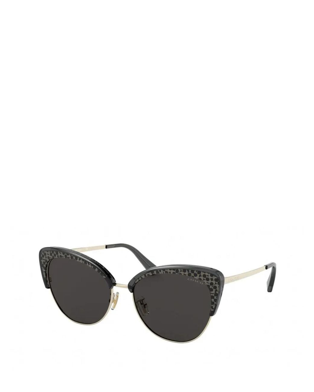 COACH Black Cat-Eye Frame Sunglasses