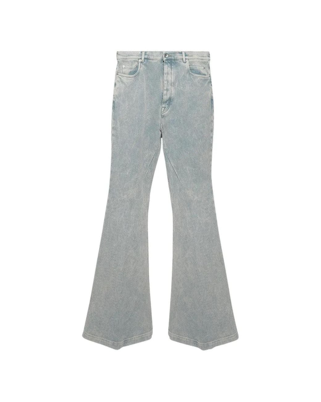 Rick Owens Gray Bolan Bootcut Jeans for men
