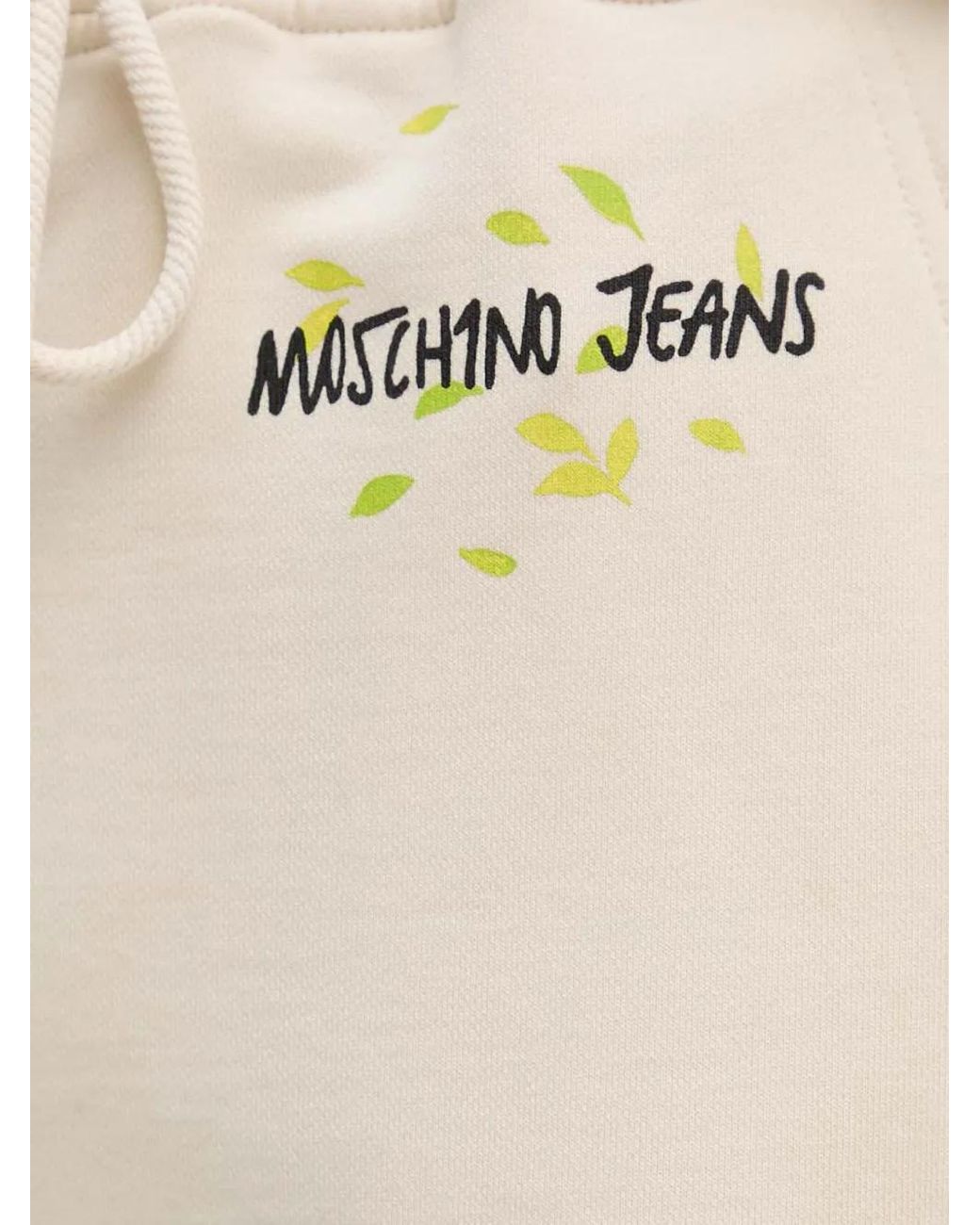 Pantalones Estampados Con Cordones Moschino de color Natural