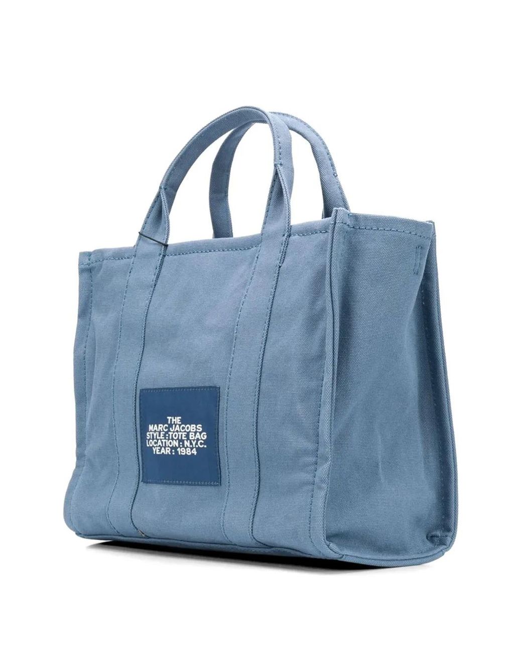 Marc Jacobs Blue Medium Logo Tote Bag