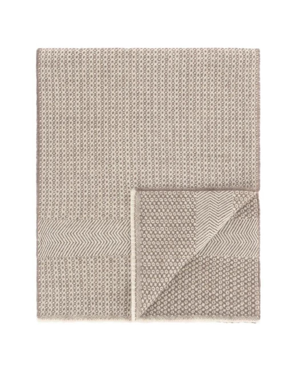 Boggi Natural Scarf With Armature Motif for men