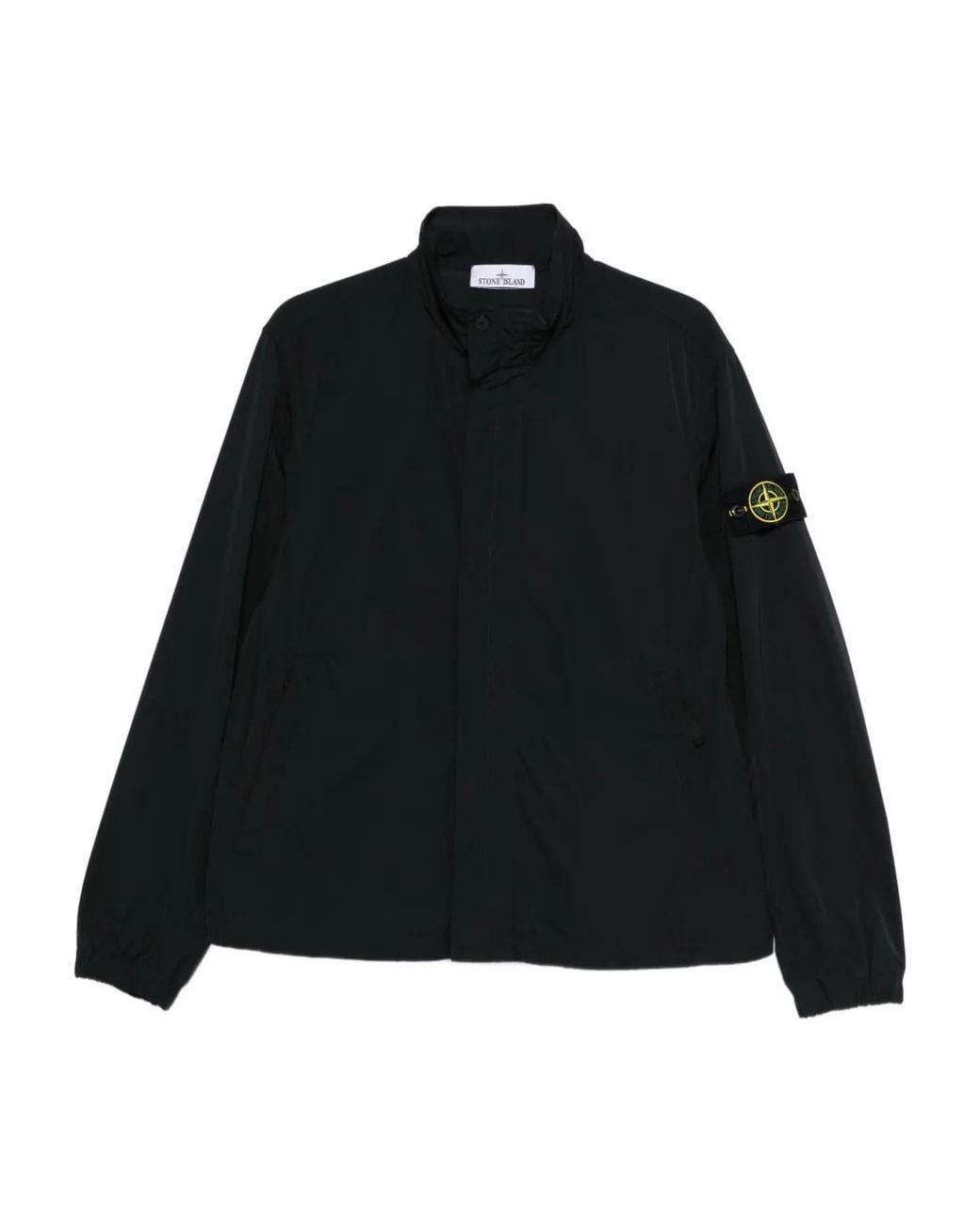 Stone Island Jacke Mit Logo-Patch in Black für Herren