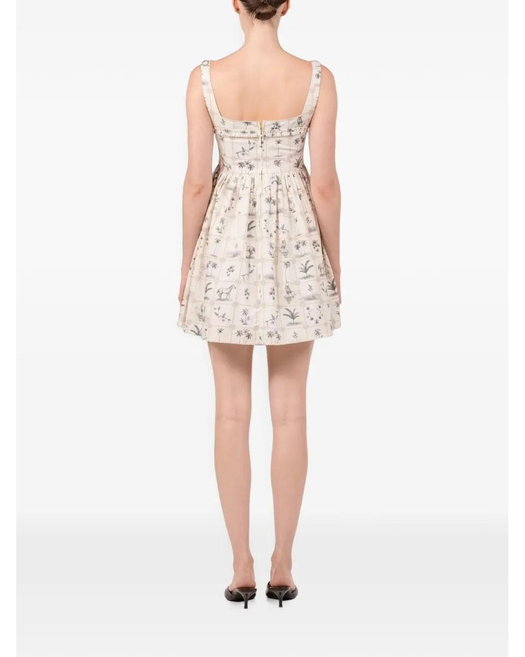 Agua Bendita White Barbara Arena Mini Dress