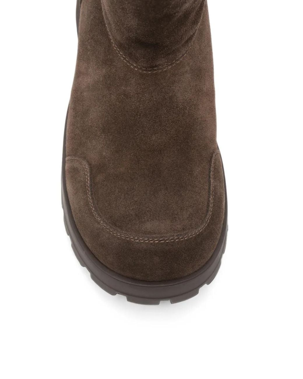 SERGIO MORETTI FIRENZE Brown Chunky-Sole Ankle Boots